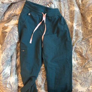 XS Figs Scrub Pants, Caribbean Blue